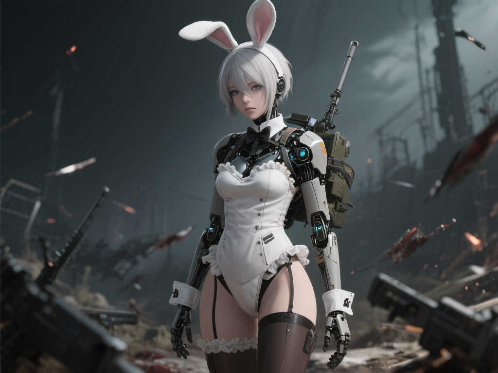 《尼尔:机械纪元 Ver1.1a》A2(寄叶A型二号)化身兔女郎风采 《尼尔:机械纪元 Ver1.1a》A2(寄叶A型二号)化身兔女郎风采