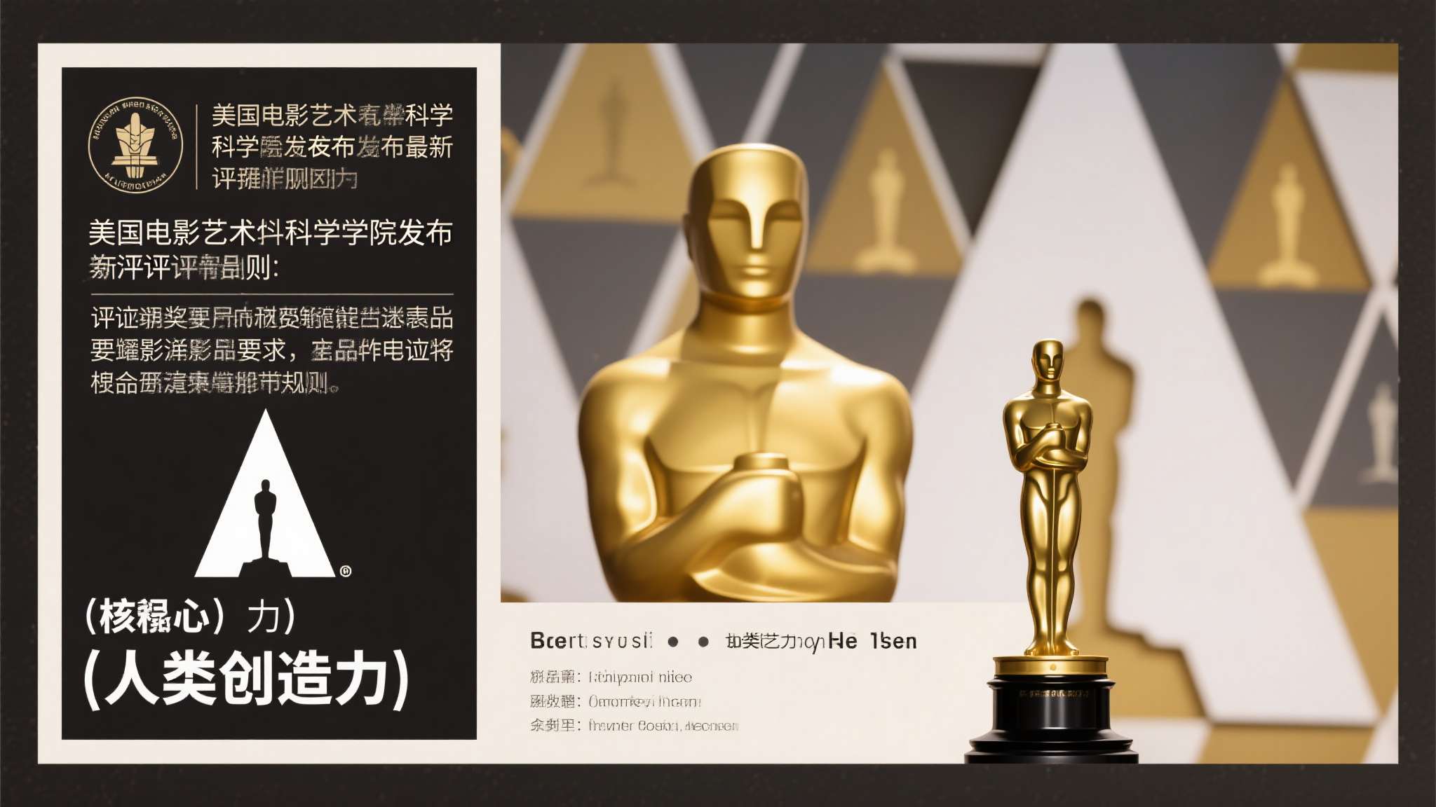 奥斯卡获奖歌曲 根据美国电影艺术与科学学院发布的最新评审准则,奥斯卡各奖项的评选将明确要求参评作